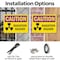 Signmission Radiation & Laser Sign, 10 in H x 14 in W, Plastic, Rectangle OS-2PACK-CR-P-1014-L-10185 - alternate 6